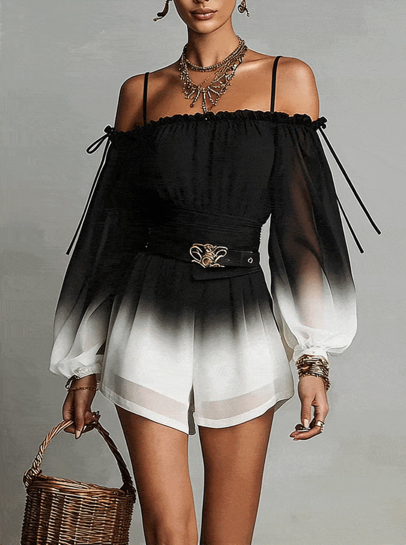 The Ombre Off-Shoulder Jumpsuit