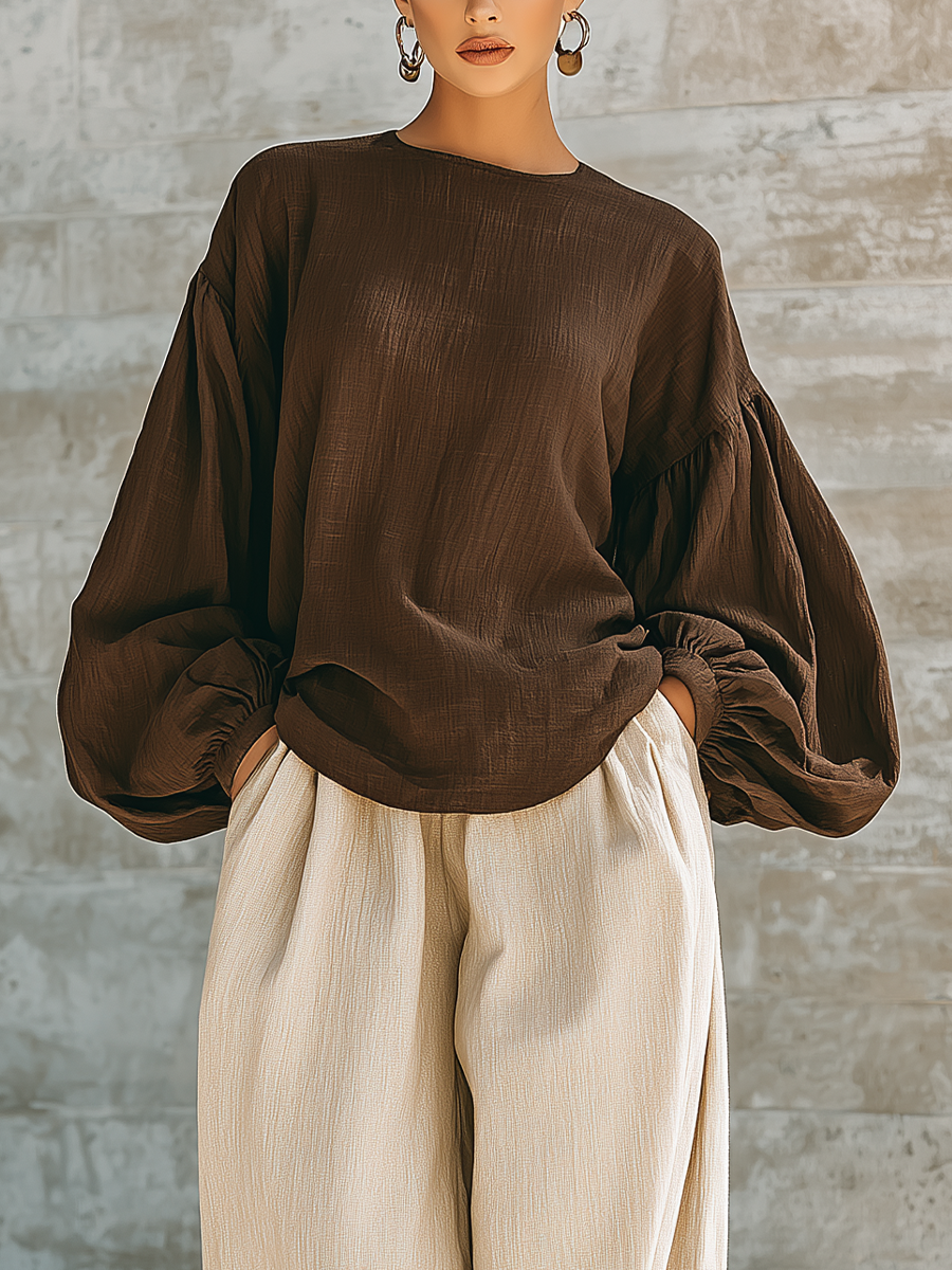 Relaxed Oversized Wide-Leg Set