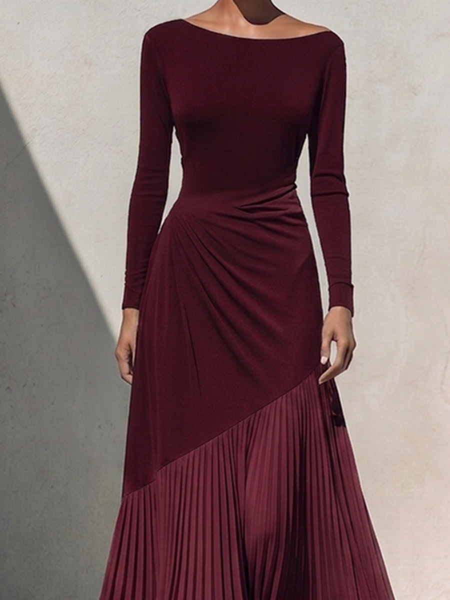 Twist Waist Off-Shoulder Maxi Dress