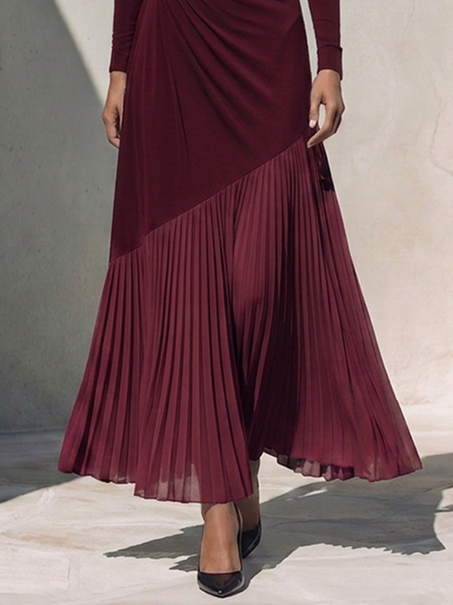 Twist Waist Off-Shoulder Maxi Dress