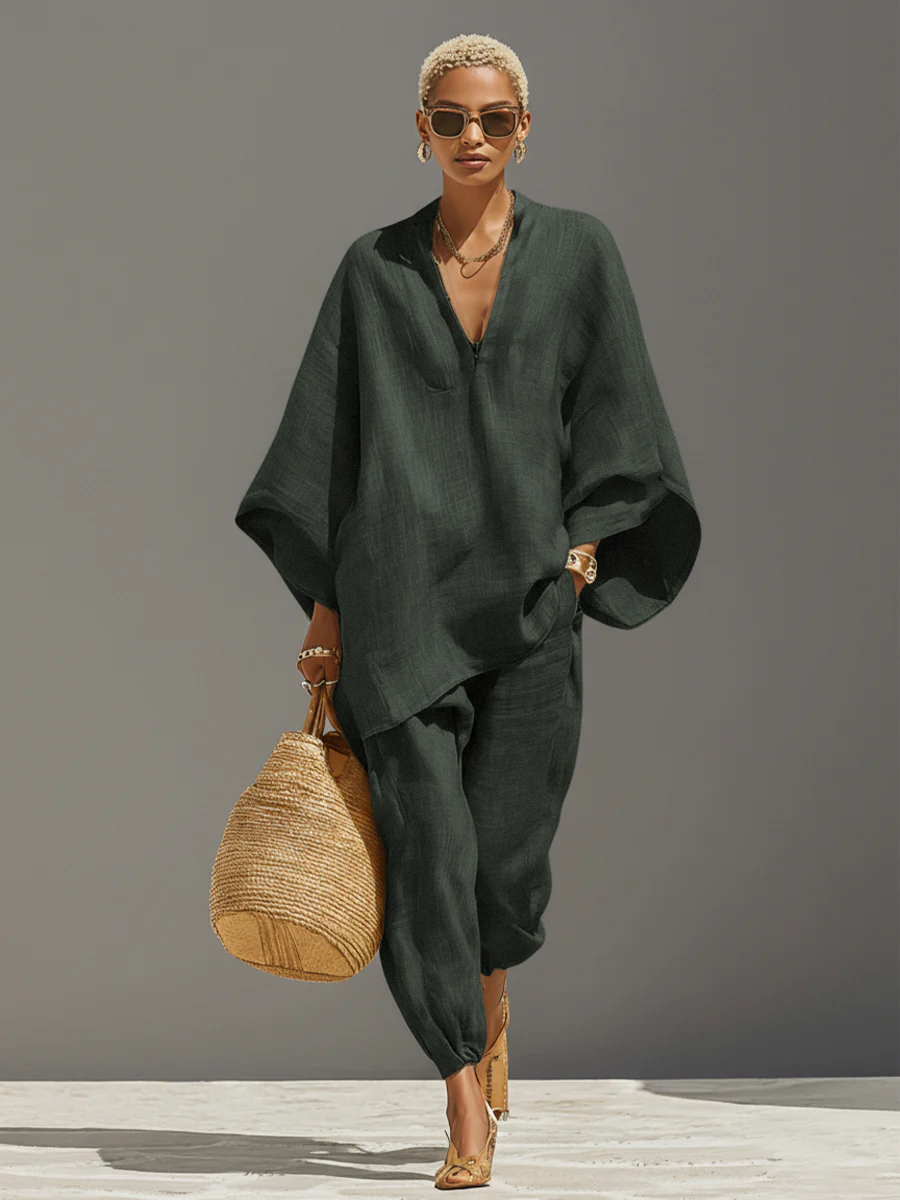 Quiet Horizon Asymmetric Two-Piece Set