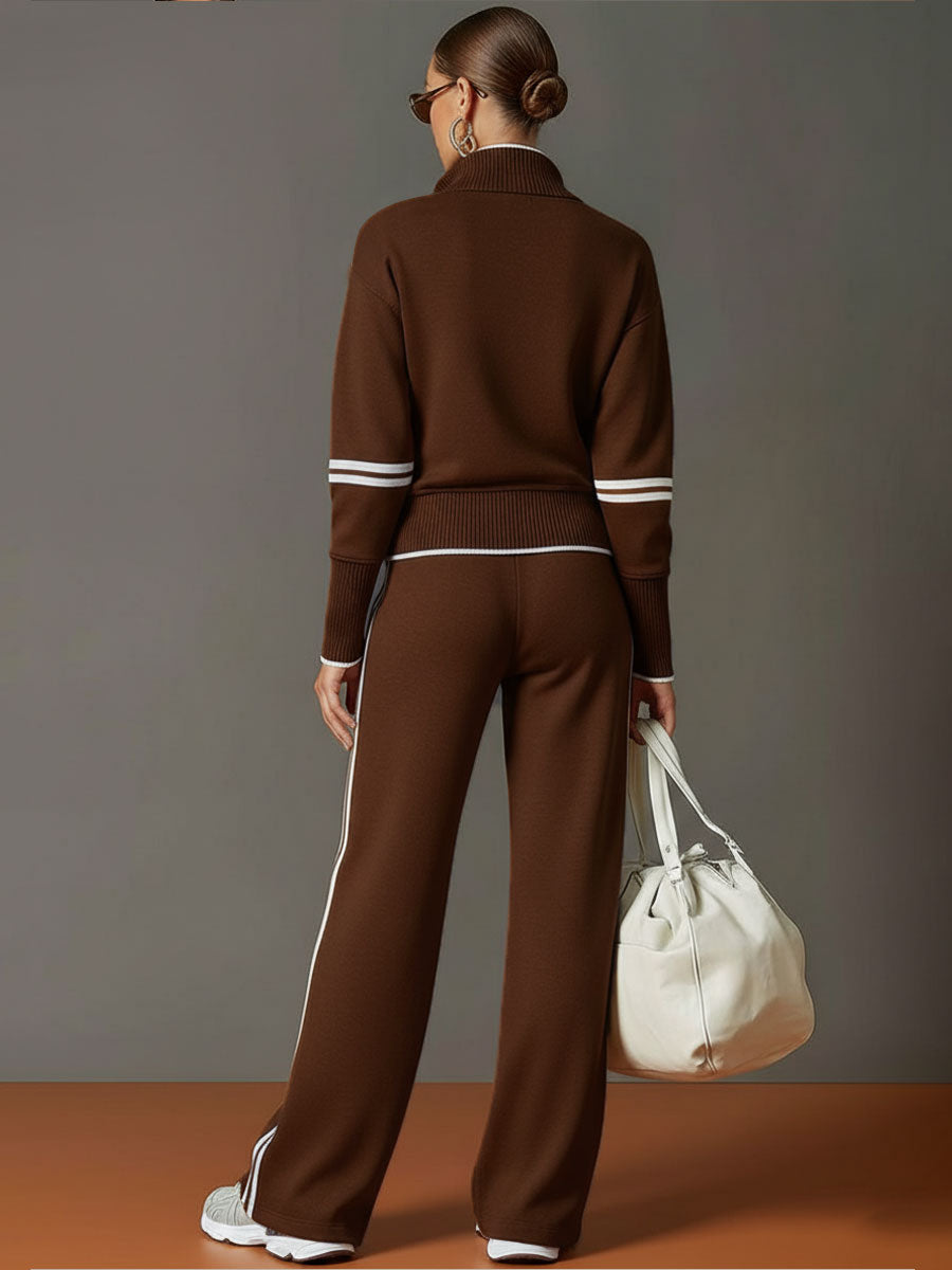 Retro Webbing Wide-Leg Set