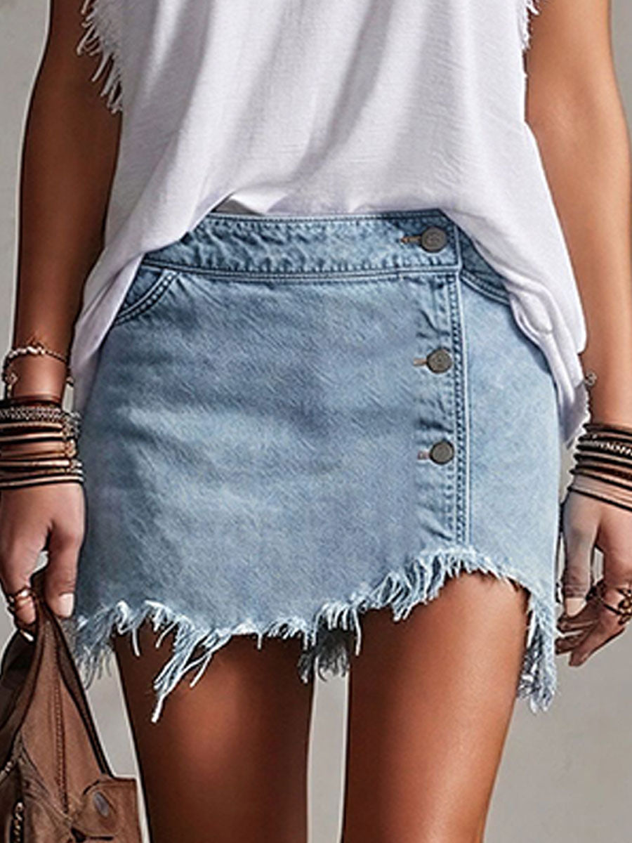 Western Frayed Mini Bottoms