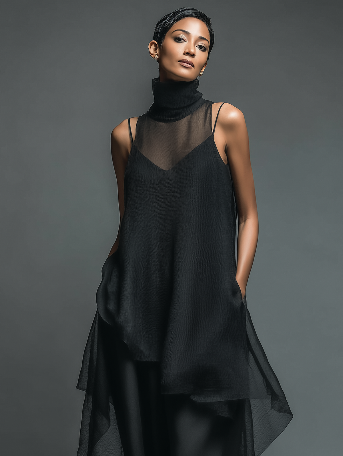 Ethereal Layered Slip Maxi Dress