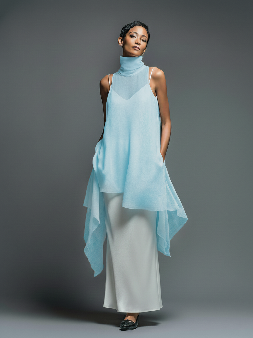 Ethereal Layered Slip Maxi Dress