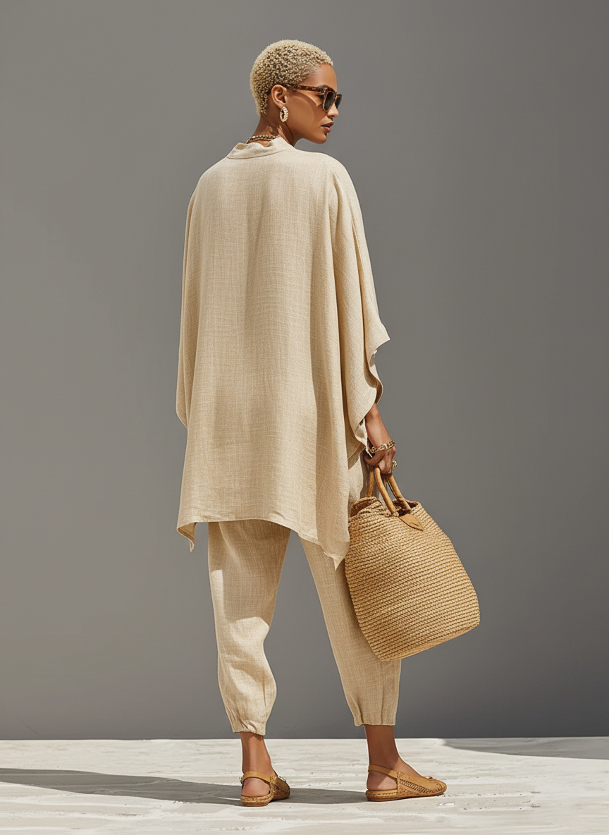 Quiet Horizon Asymmetric Two-Piece Set