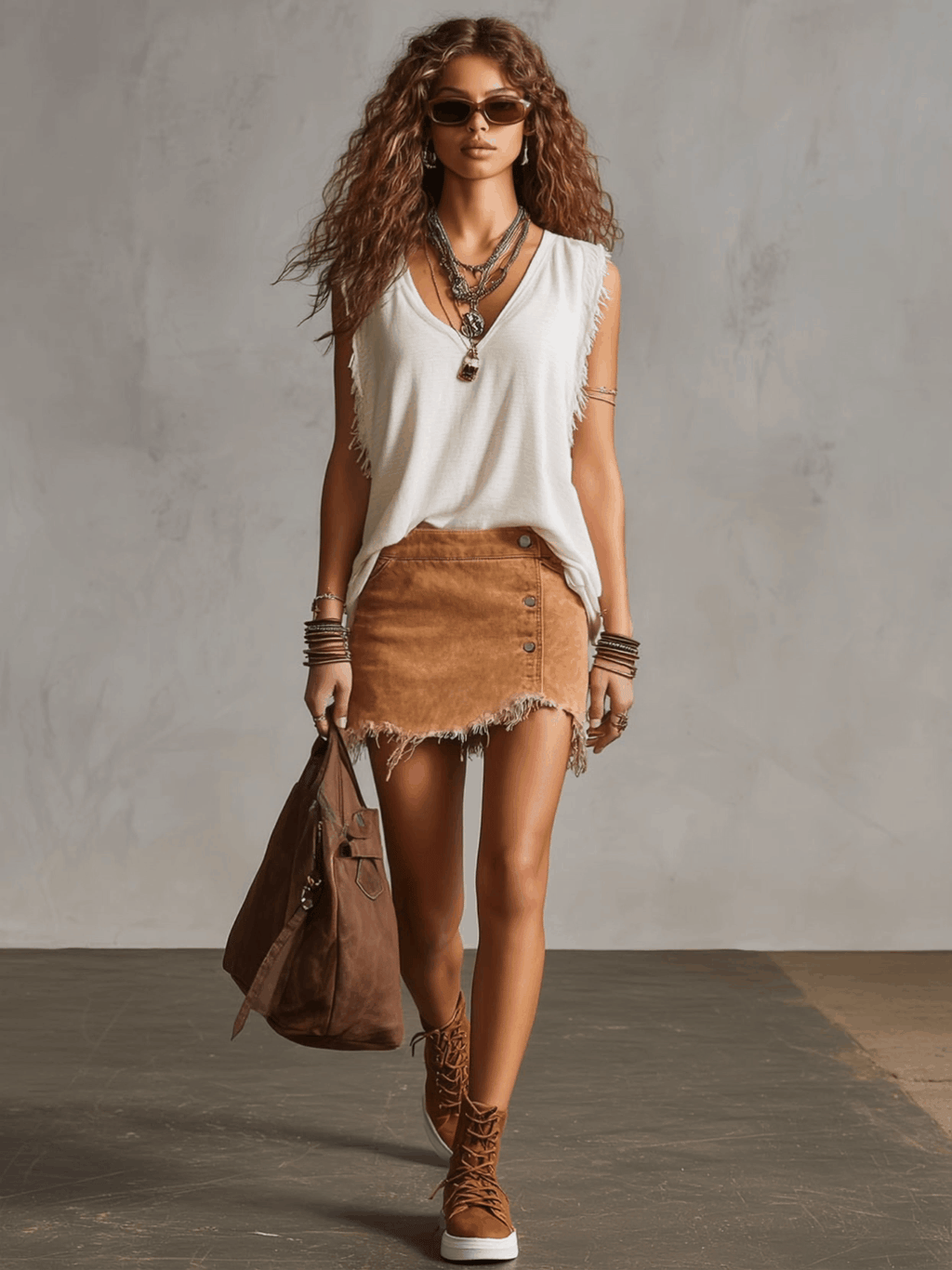 Western Frayed Mini Bottoms