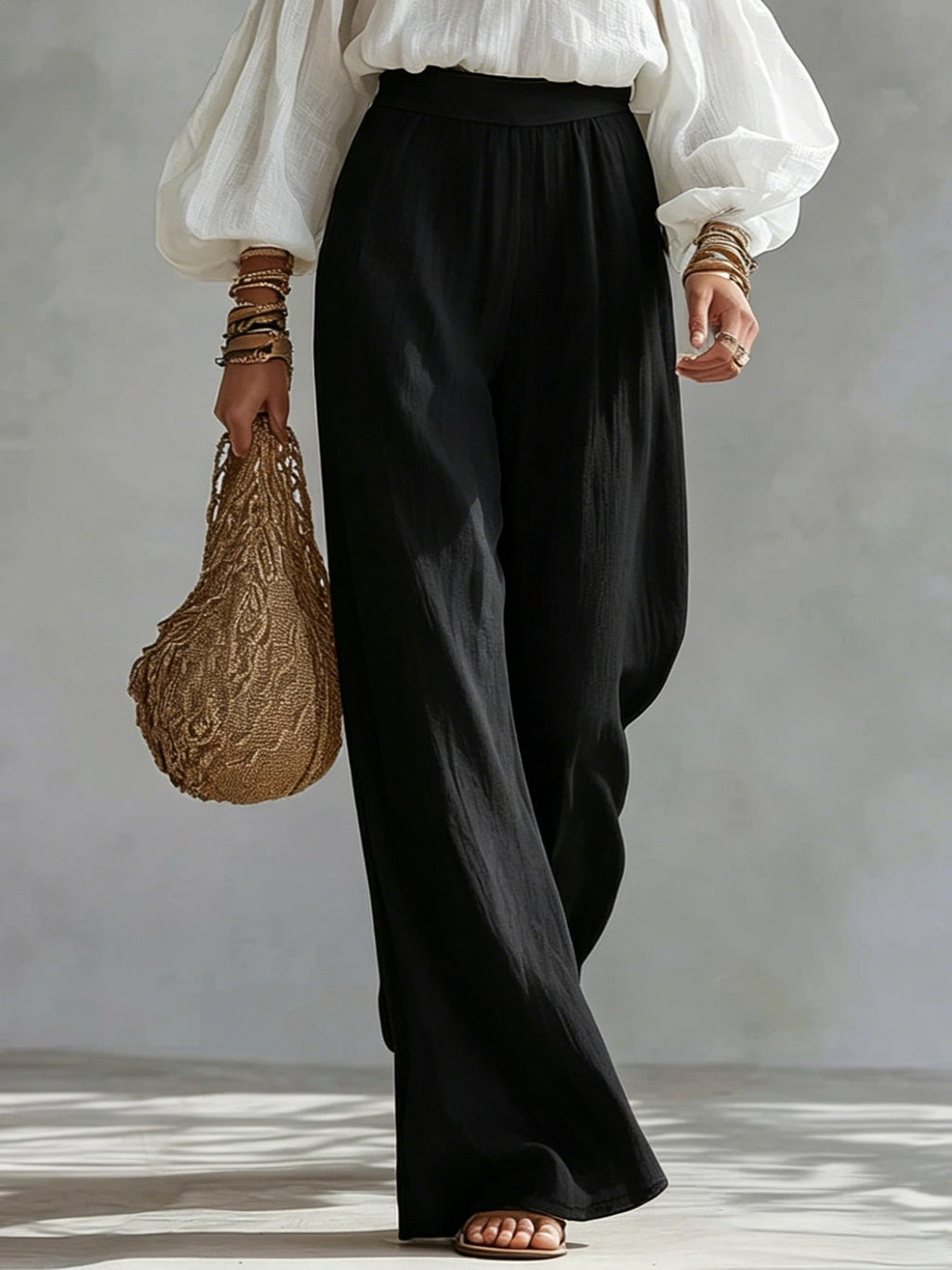 Bohemian Cold Shoulder Pants Set