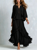 Ethereal Tiered Chiffon Skirt Set