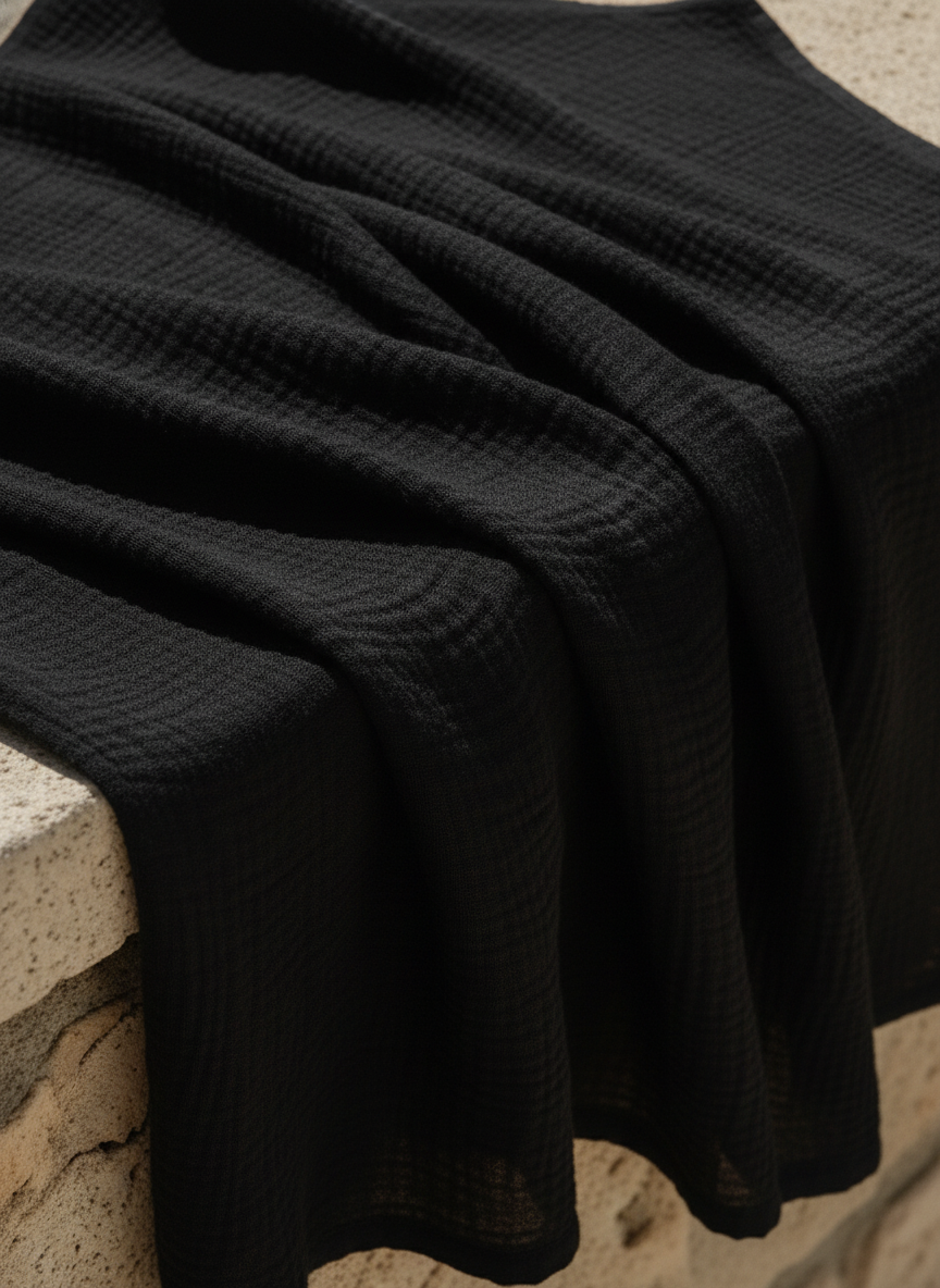 Cotton Crew-Neck Long-Sleeve T-Shirt