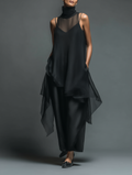 Ethereal Layered Slip Maxi Dress