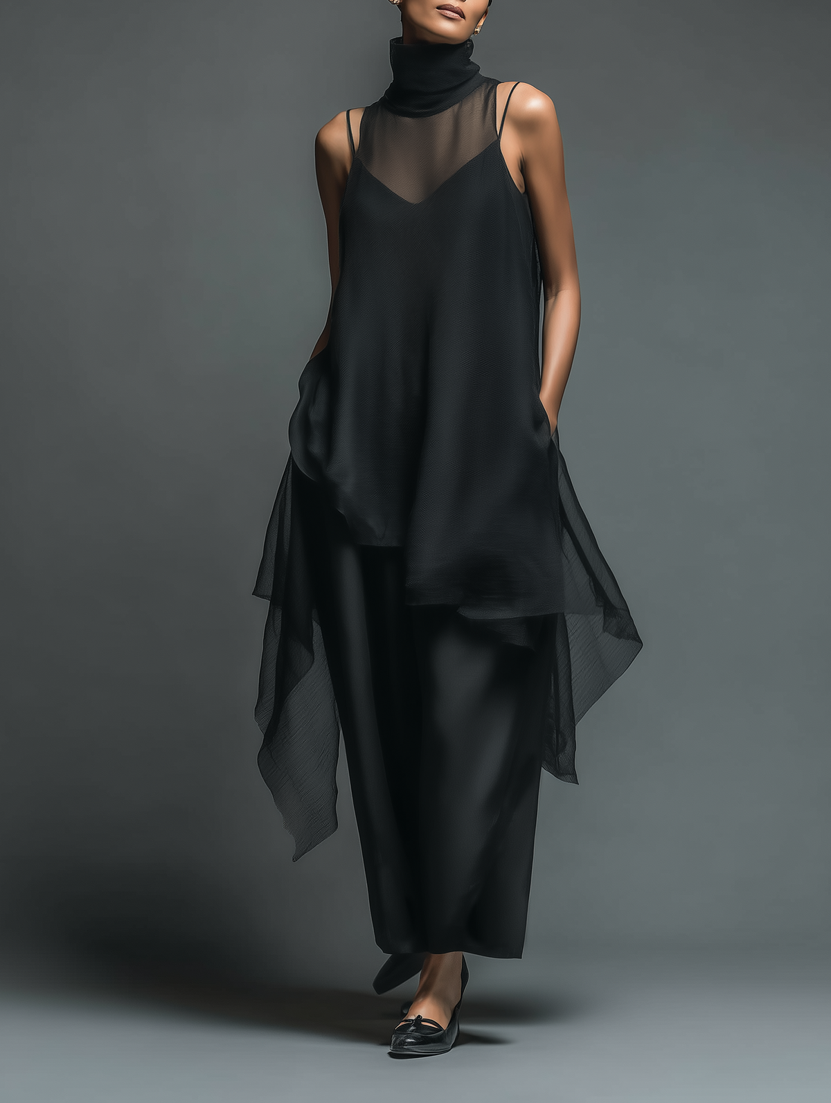 Ethereal Layered Slip Maxi Dress
