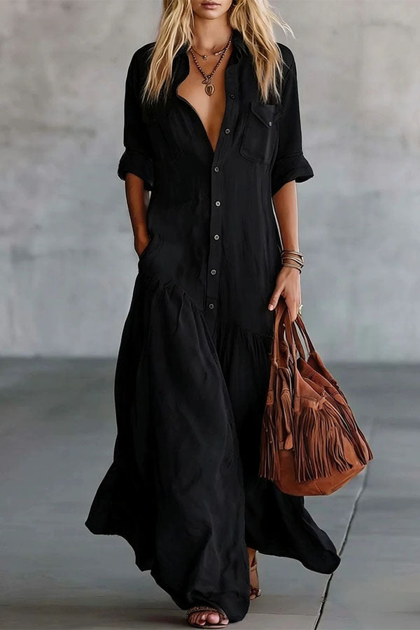 Cloud-Soft Shirt Dress: A Timeless Silhouette