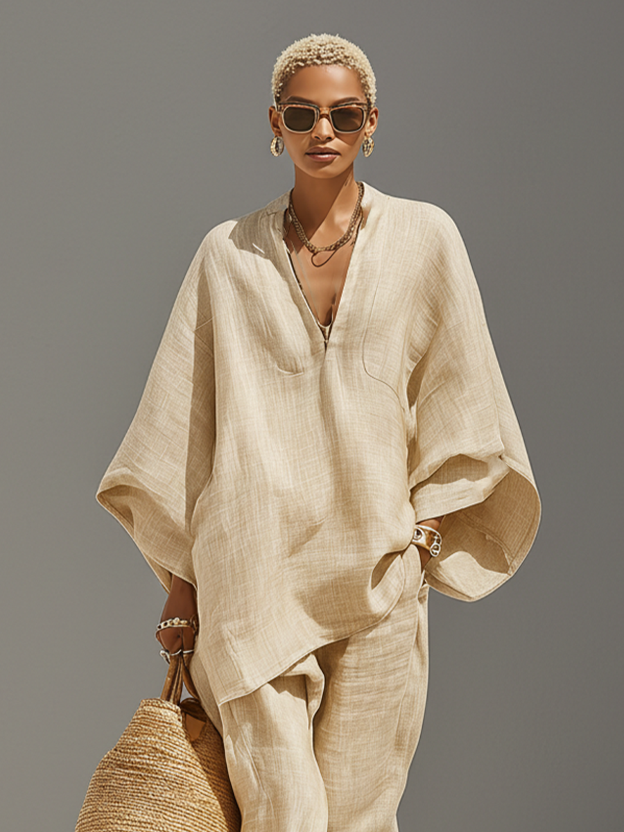 Quiet Horizon Asymmetric Two-Piece Set